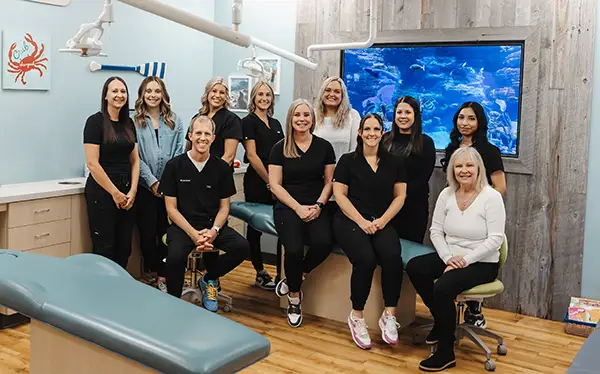 The amazing team at Jacobsen Pediatric Dentistry 